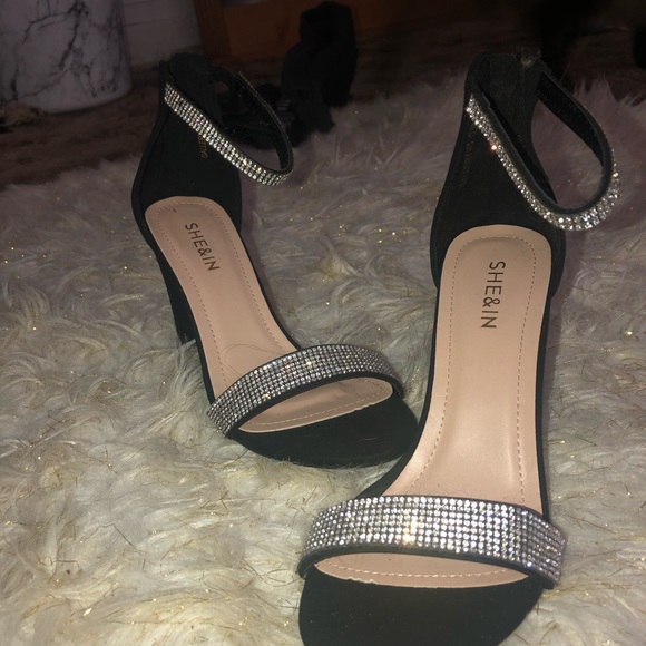 SHIEN Shiny Strap Heels - Picture 2 of 4